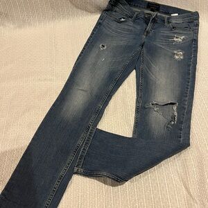 Banana Republic Dark Blue Girlfriend Jeans